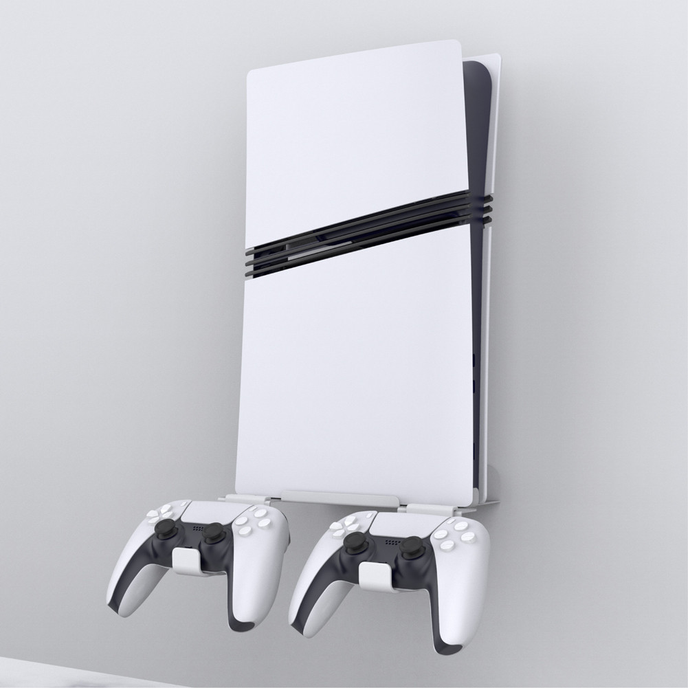 Wall Mount Host Universal Wall Bracket with Controller Hook Console Dock Bracket Hanging Wall Holder