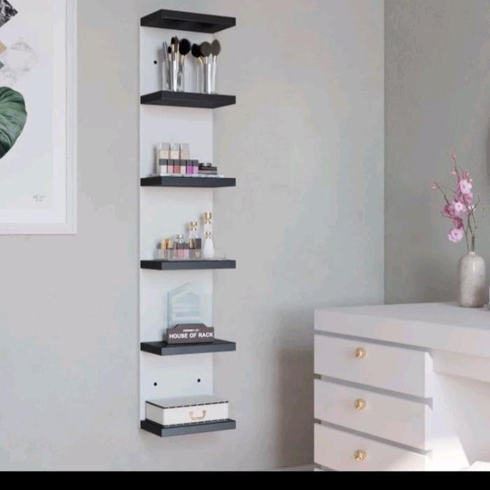 RAK SUSUN ,RAK SEPATU,RAK TAS,RAK DINDING TEMPEL PANJANG 7 susun Kayu Furniture