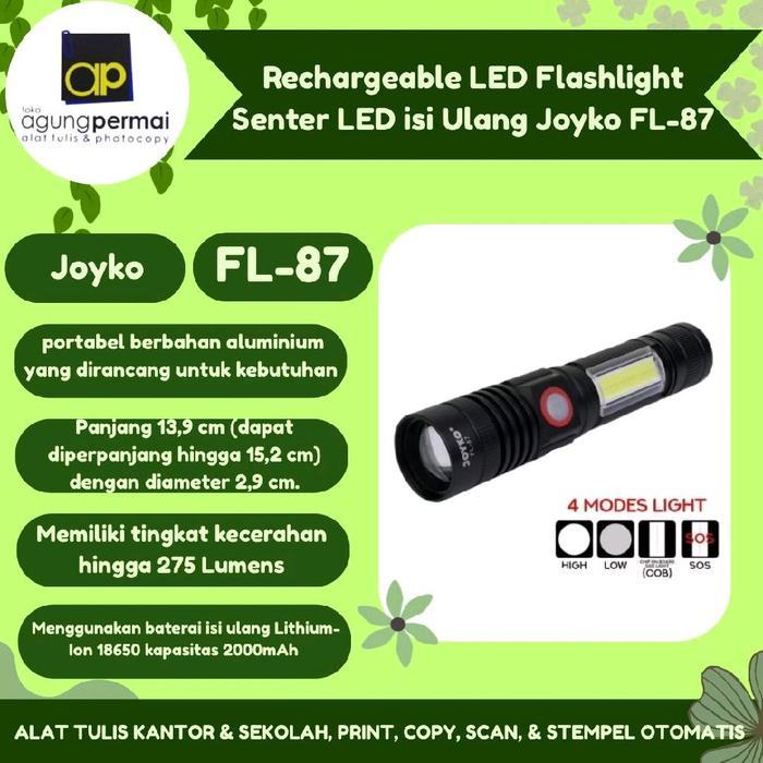 Led Flashlight/Senter LED Joyko FL-87