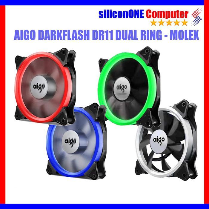 HOT PROMO AIGO FAN DR11 DARKFLASH DOUBLE RING MOLEX