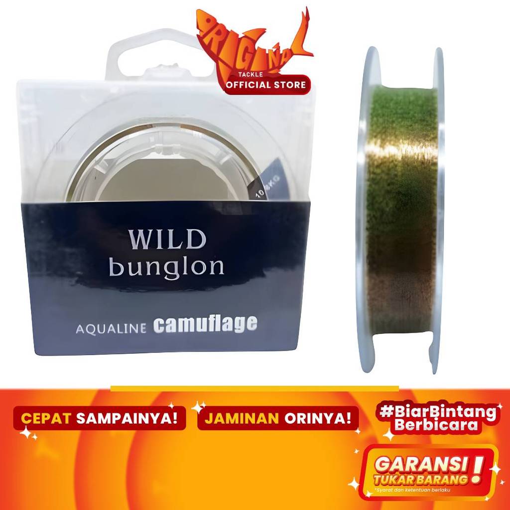 Senar Pancing Monofilament Wild Bunglon Nylon 100m 0.18 0.20 0.25 0.30 0.28