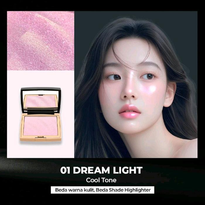 Promo (Bpom) Hojo Highlighter Brilliance Pallete Gliter Original 100% Hojo Blush On Make Up Terlaris