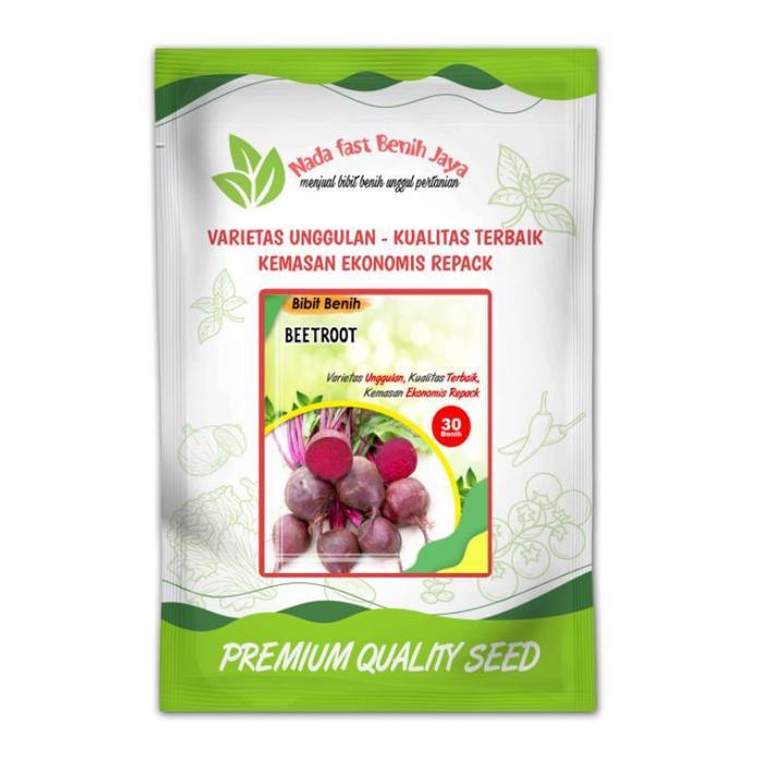 30 Biji Benih buah bit - benih bibit beetroot merah HALAL
