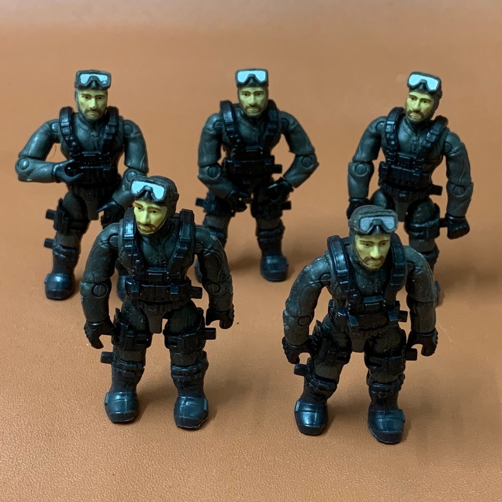 Mega Construx Black Series Call of Duty Infiltration Team Mercenary Navy Soldier Forces Figures