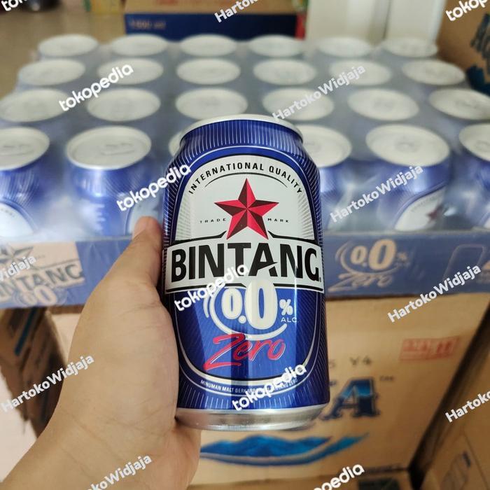 Promo Bintang Zero 0% Kaleng 330Ml Dus Isi 24 Kaleng Tanpa Alkohol Terlaris