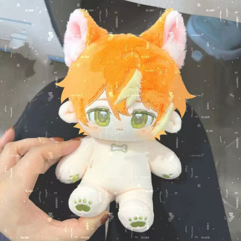 Stuffed 20cm Game Wonderlands Showtime Shinonome Akito Plush Dress-up Cotton Doll Toy for Children