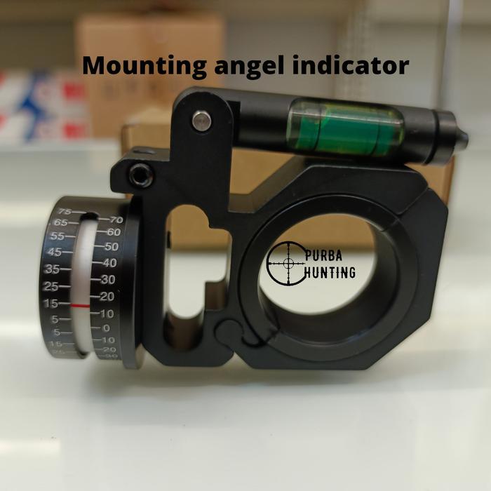 Mounting waterpas - Mounting angel indicator - Mounting telescope
