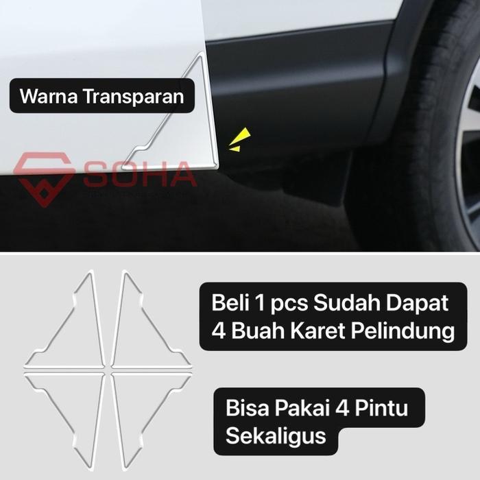 AM-70 Karet Pelindung Pintu Mobil Sudut Bawah Pintu Mobil Door Guard Karet Sudut Pintu Mobil