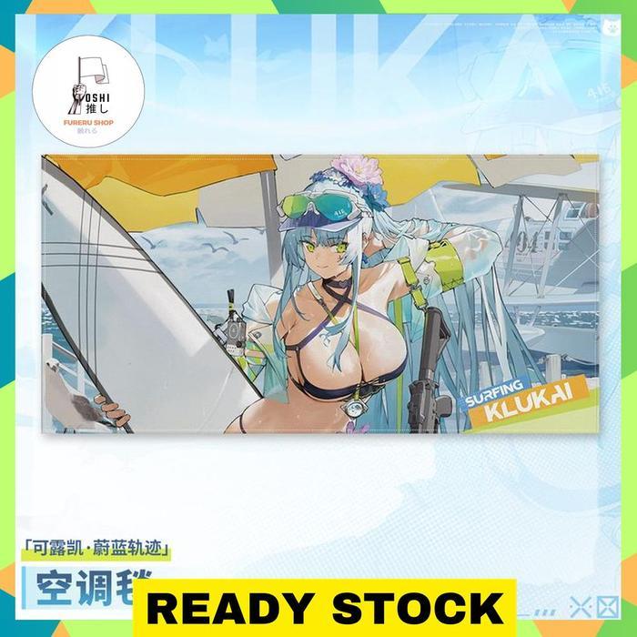HOT SALE GIRLS FRONTLINE 2: EXILIUM KLUKAI / HK416 CERULEAN BREAKER CHARACTER BLANKET (75X150CM)
