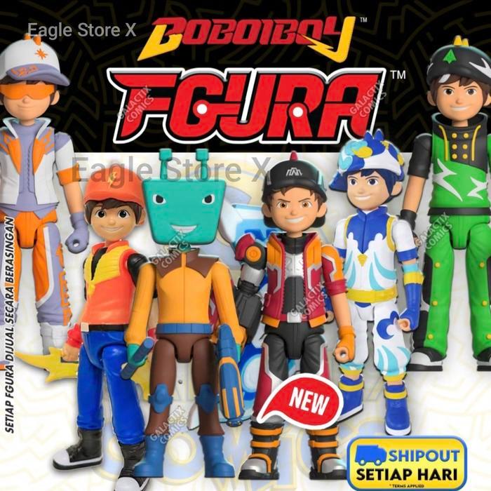 HOT SALE FGURA BOBOIBOY MONSTA : GENTAR PETIR BELIUNG ADUDU MECHAMATO TERMURAH