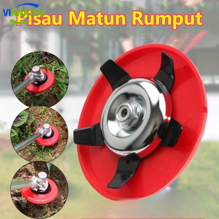 ` Vinnatsu Pisau Matun Rumput Pisau Potong Rumput Alat Penyiang Gulma Alat Matun Padi Pisau Mesin