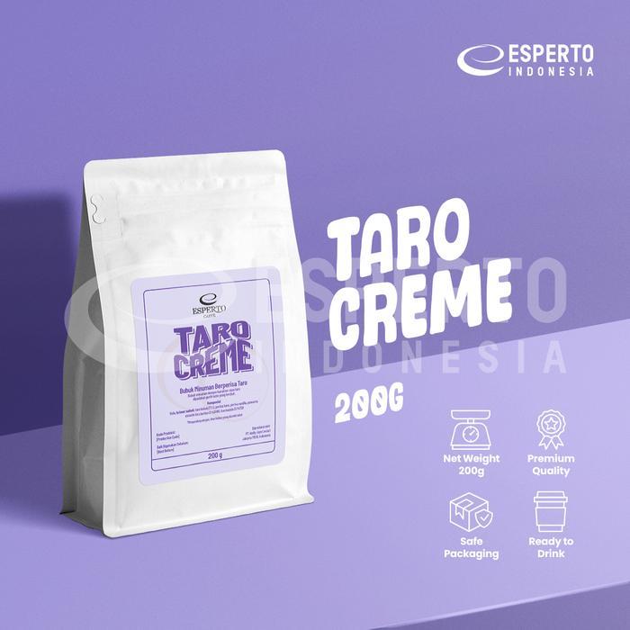 ESPERTO CAFFE TARO CREME - BUBUK TARO - TARO POWDER - BUBUK MINUMAN