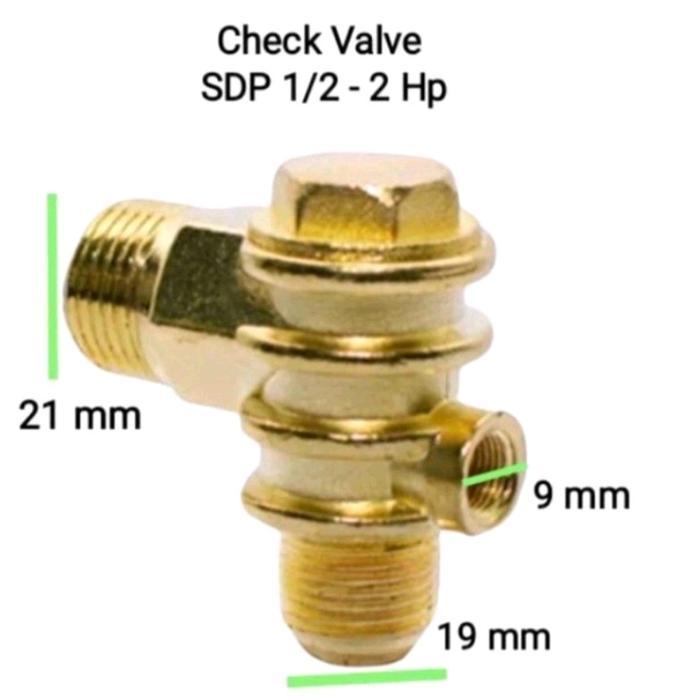 Check Valve model SDP check valve kompresor 1/2hp - 2hp SDP