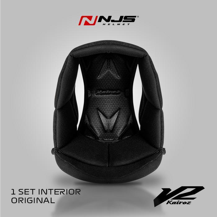 1 Set Interior NJS KAIROZ ORIGINAL - Aksesoris Helm Busa Helm Busa NJS Busa Kairoz Interior Kairoz