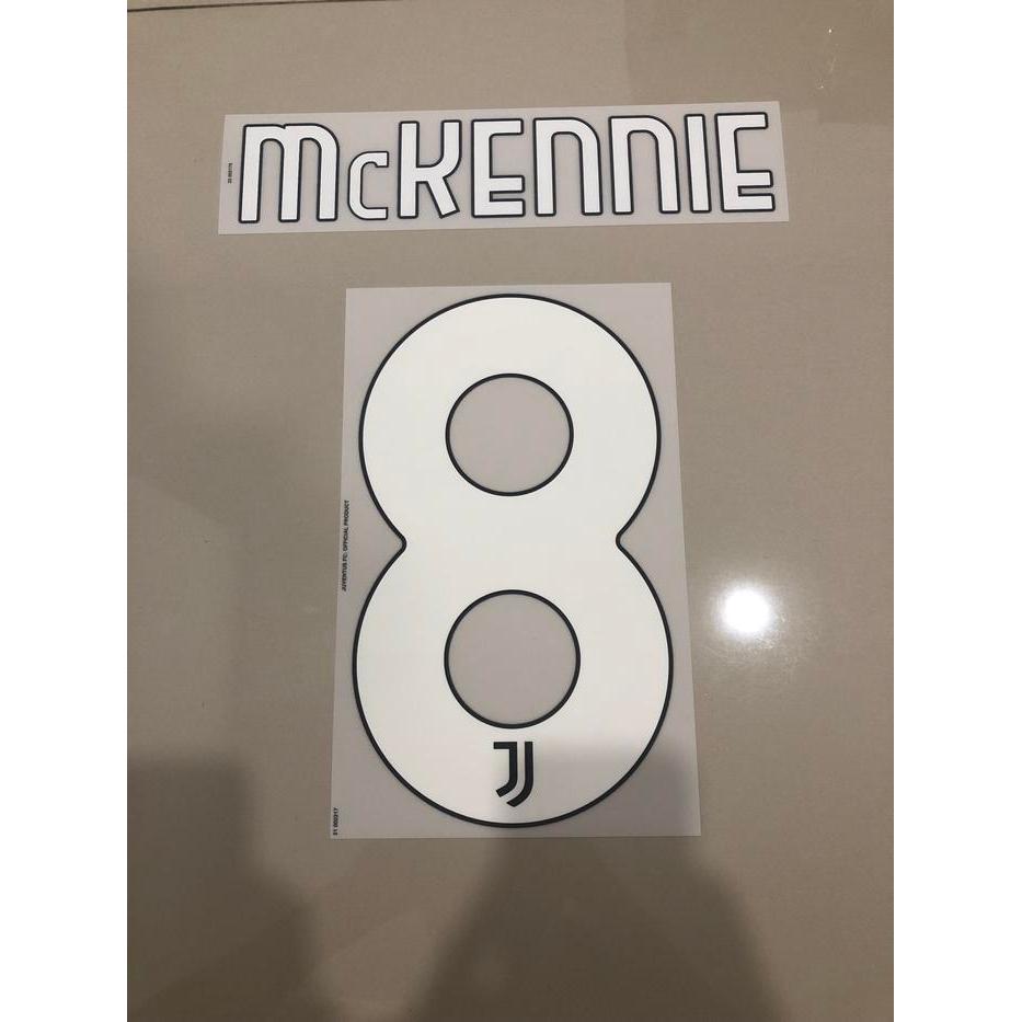 NEW Nameset Original Mckennie Juventus Away/3rd 2022-23