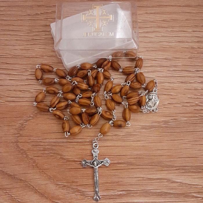 Rosario kayu Jerusalem Premium, Rosario Katolik
