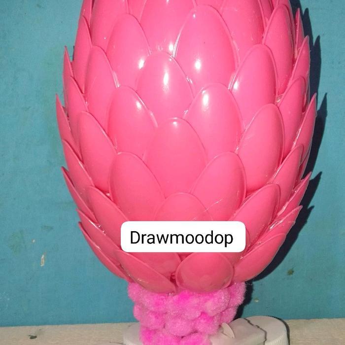TERMURAH LAMPU LED DARI SENDOK KERAJINAN TANGAN HAND MADE COCOK UNTUK LAMPU TIDUR HIASAN RUANGAN DLL