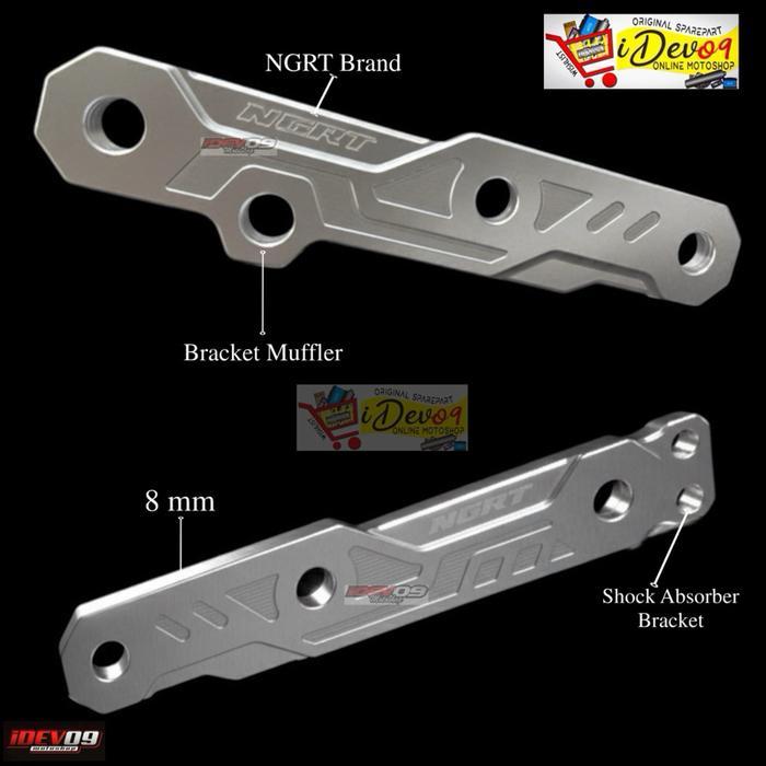Breket Step Belakang NGRT Satria Fu Satria Fu Injeksi Model Lurus Original NGRT