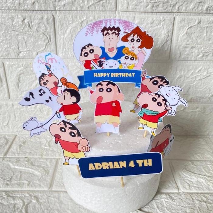 Topper Ulang Tahun Shincan / Topper Cake Crayon Shinchan Topper Topper Topper Topper Topper