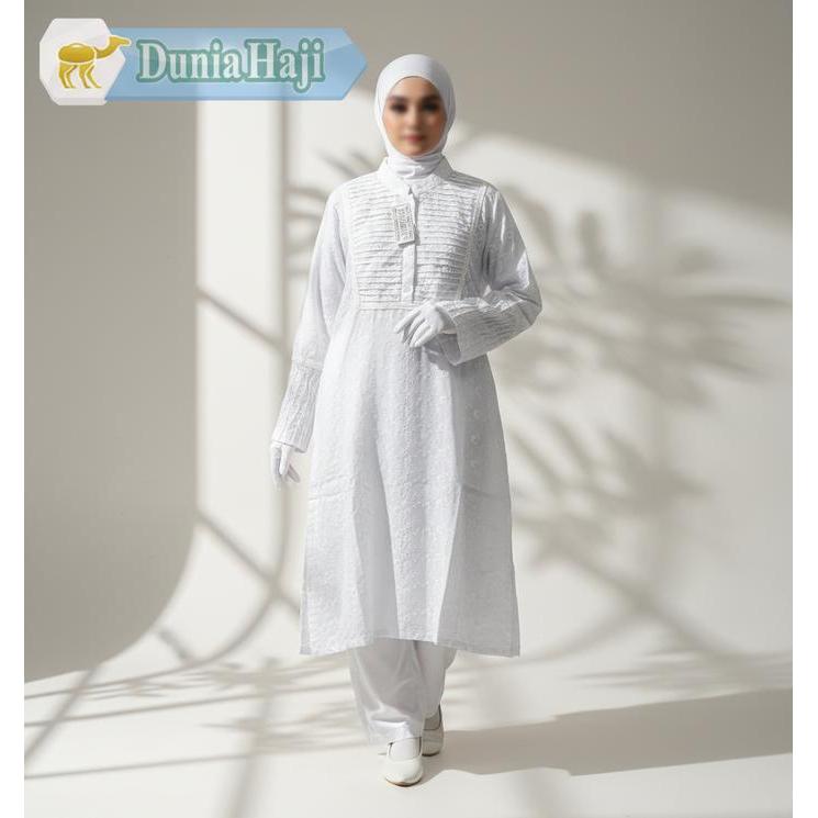 Ihrom Setelan Wanita Baju Ihrom Setelan Wanita Lengkap Exclusive Perlengkapan Haji - L Wanita Lengka