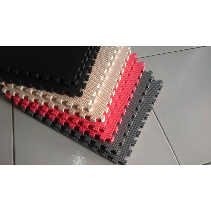 Matras Puzzle Eva Foam Polos Harga Satuan Per 1 Lembar - Tikar Karpet 30x30x1CM