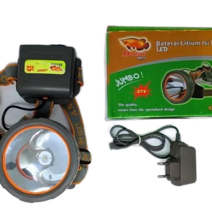 SENTER KEPALA DONY 198 JUMBO CAHAYA KUNING 20WATT