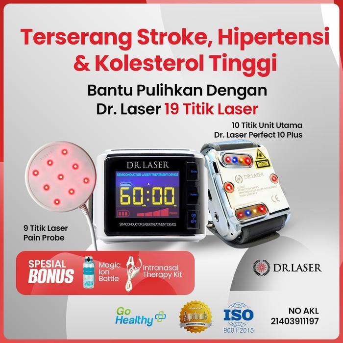 Dr Laser Perfect 10 Plus Gogomall Alat Terapi Laser Original AKL Kemenkes RI Garansi Resmi 1 Tahun