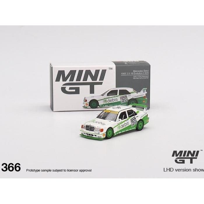 MINIGT 366 MERCEDES BENZ 190E 2.5 16 EVOLUTION II 1991 DTM ZAKSPEED