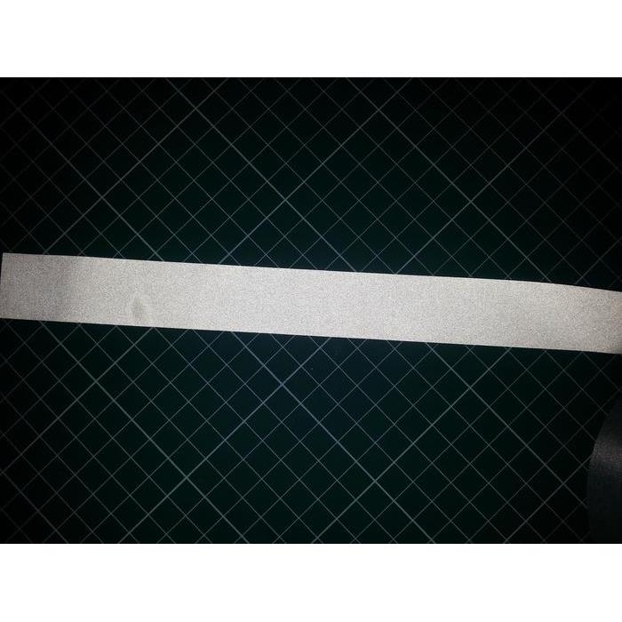 :0:0:0] Scotchlite 1 inch atau 2,5 cm. bahan kain parasit abu ke putih meteran