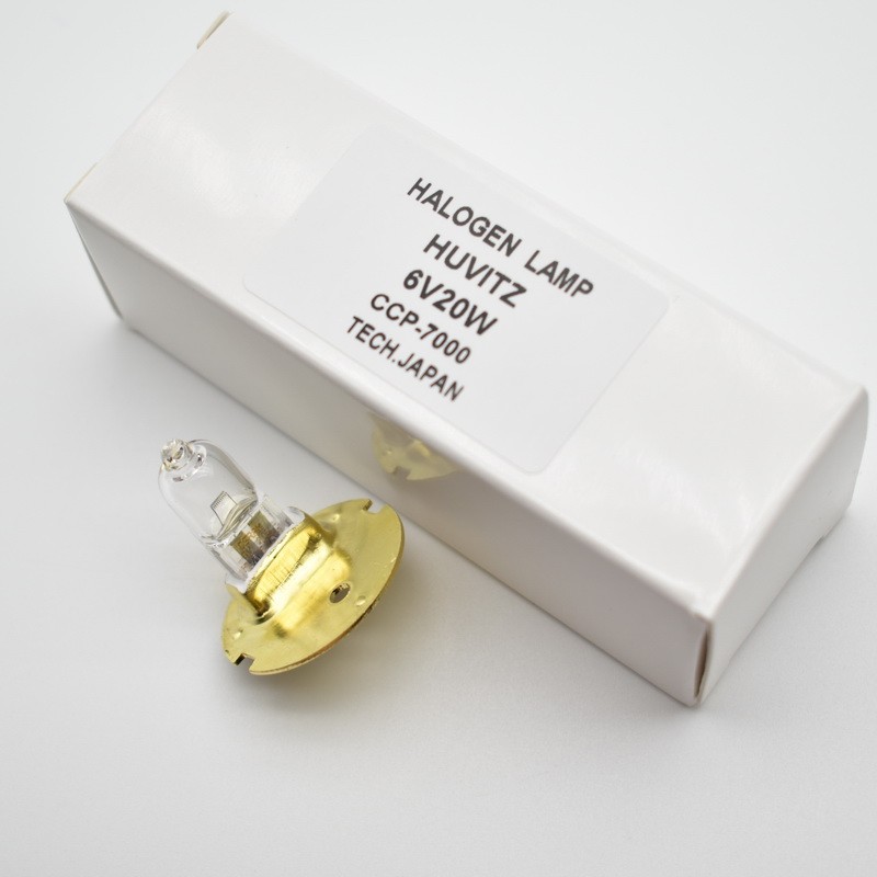 JC 6V-20W G4 6V 20W Ophthamic Quartz Halogen Light Bulb HUVITZ CCP-3100 CCP-3000 Eye Chart Projector