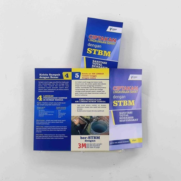 Leaflet atau Brosur Kesehatan, Leaflet media promkes. Poster kesehatan