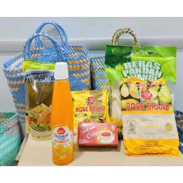 sedekah sembako munggahan Paket sedekah paket sembako paket munggahan paket sembako tas anyaman semb