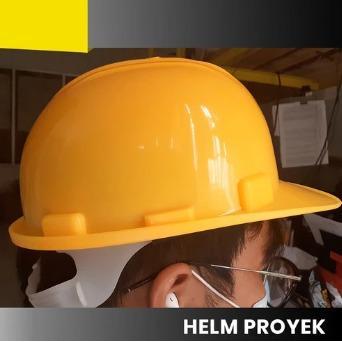 Helm Proyek Warna SNI Tebal / Helm Safety Proyek Fullset SNI