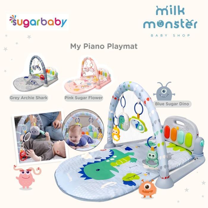 [LIVE] SUGAR BABY MY PIANO PLAYMAT BABY GYM / MAINAN TUMMY TIME BAYI PROMO TERMURAH