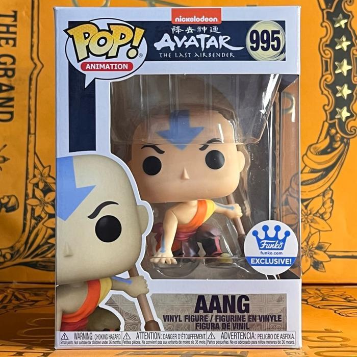 HOT SALE FUNKO POP ANIMATION: AVATAR THE LAST AIRBENDER - AANG #995 FUNKO SHOP EXCLUSIVE