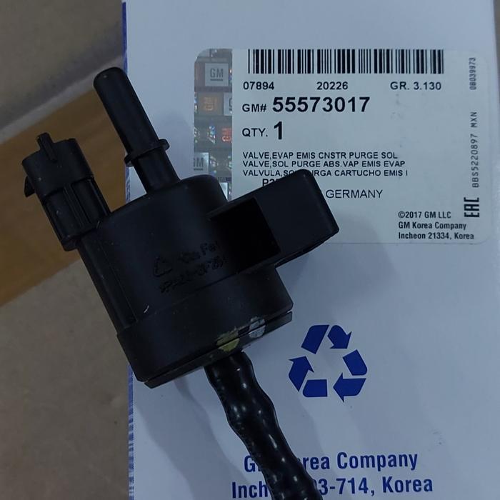 Valve Canister Purge Selenoid Chevrolet Trax Quality