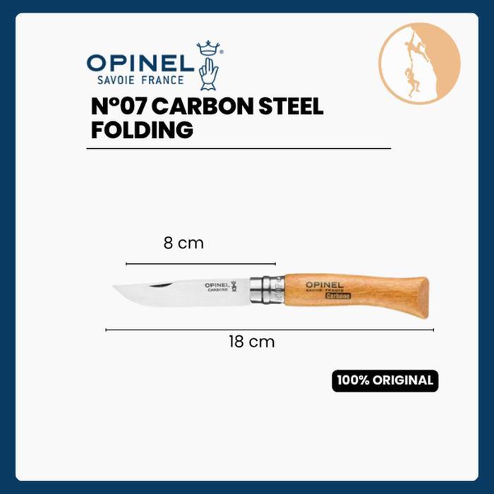 NEW PORODUK OPINEL N07 CARBON STEEL FOLDING KNIFE