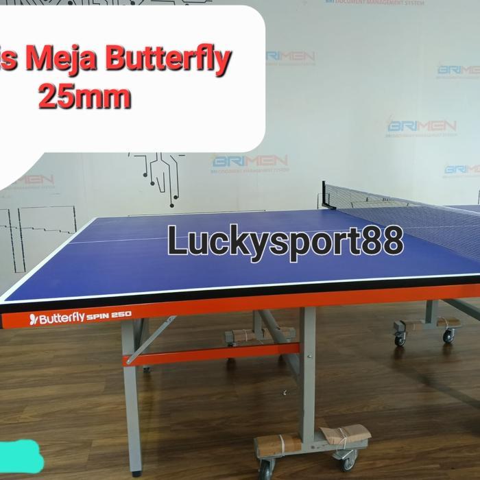 Meja Pingpong Tenis Meja Butterfly Mdf 25Mm Kaki Besar