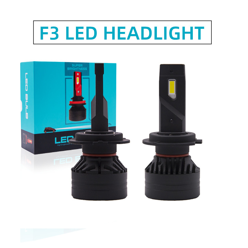90W 10000LM F3 H4 H7 H8 H11 h13 Car LED Headlights Bulb Fog Light H7