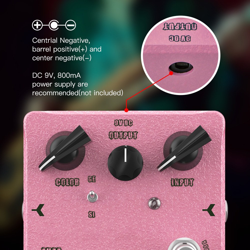 JOYO Dr. J Series D56 PLANES WALKER FUZZ Guitar Effect Pedal Classic & Modern Tone Fuzz Pedal Bypass