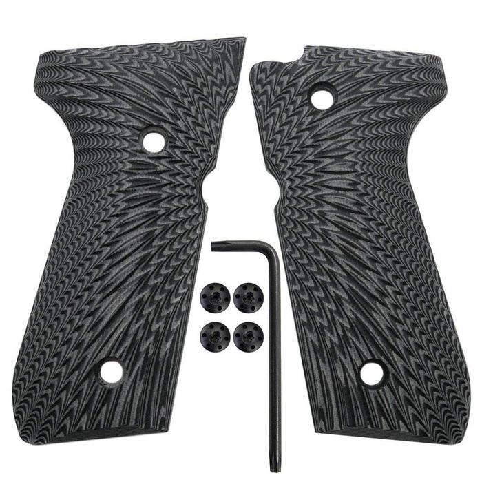 1 Pasang G10 Grip 92fs Grip, 92 Fs, M9, 92a1, 96a1, ukuran Penuh