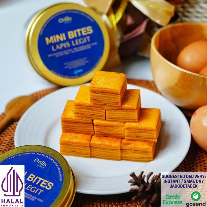 Promo Lapis Legit Mini Bites Premium Original Orilla Bakery Full Wisman Gluten Free Kuning Telur