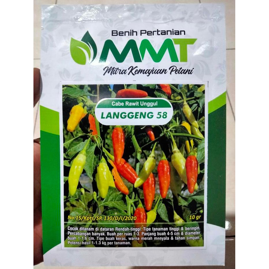 Merayakansenja Benih Cabe Rawit Langgeng 58 Kemasan 10Gr - Bibit Cabe Langgeng - Cabai Crm Langeng