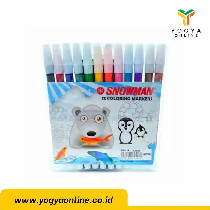 Snowman Spidol 12C Pc R1116