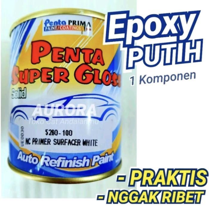 Cat Dasar Epoxy Putih 1kg untuk Mobil Primer Surfacer White