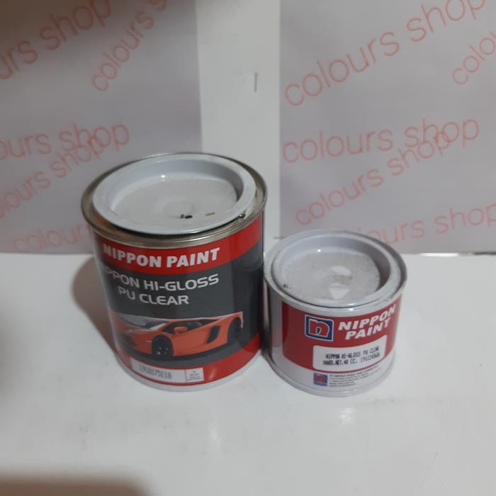 Cat Vernis Bening Mengilap Dua Komponen Isi 200 ml untuk Finishing Kayu
