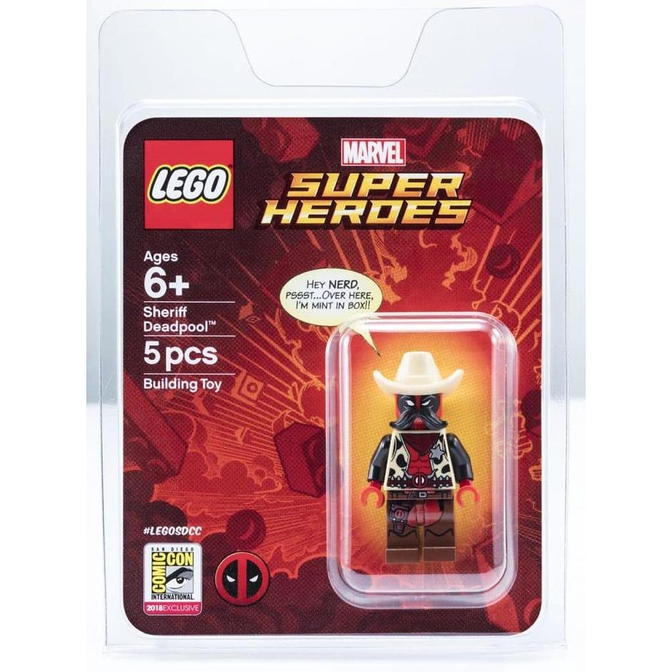 Lego Exclusive Sdcc 2018 Cowboy Deadpool