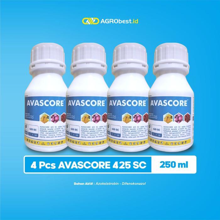 ` [4 PCS] AVASCORE 425 SC 250ml Obat Patek Cabai Antraknosa Busuk Daun Buah Fungisida Sistemik