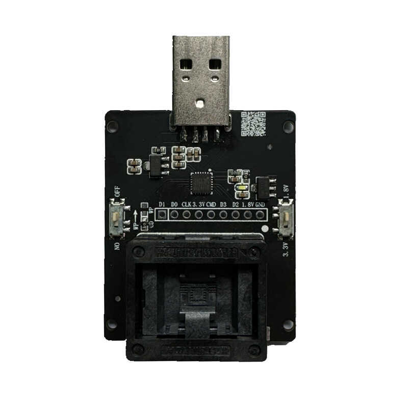 USB2.0 EMMC153 Programmer Read and Write Boot0/1/USER Mirror Copy Data Recovery Capacity Expansion