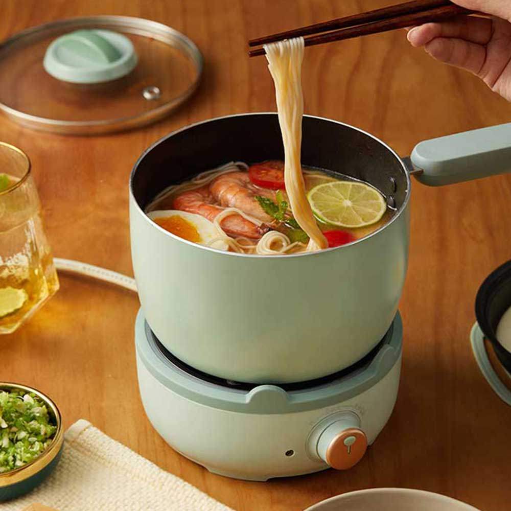 Household Multi Cooker Multifunctional Mini Electric Cooker 1.2L Non Stick Electric Cooker